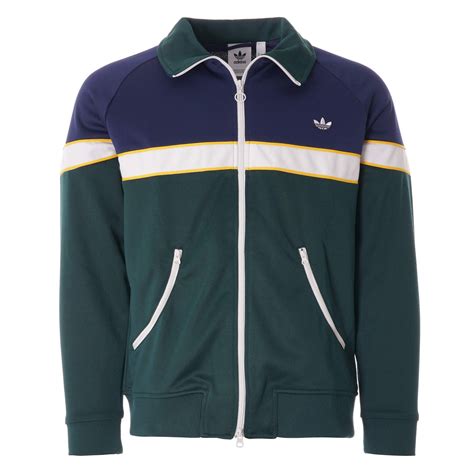 adidas originals track top green